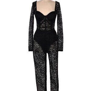 Brand New Sexy Lace Fashion Nova Jumpsuit